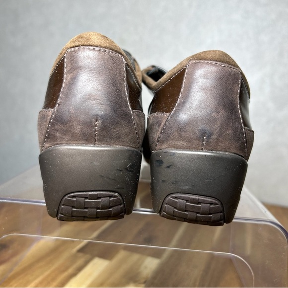 Cole Haan Air Luna Waterproof Shoes Women 6.5 Patent Leather Slip On Clog Brown - Picture 5 of 8